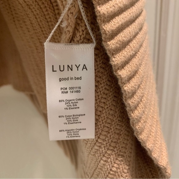 NEW Lunya Cozy Cotton Silk Reversible Pullover - Picture 11 of 13